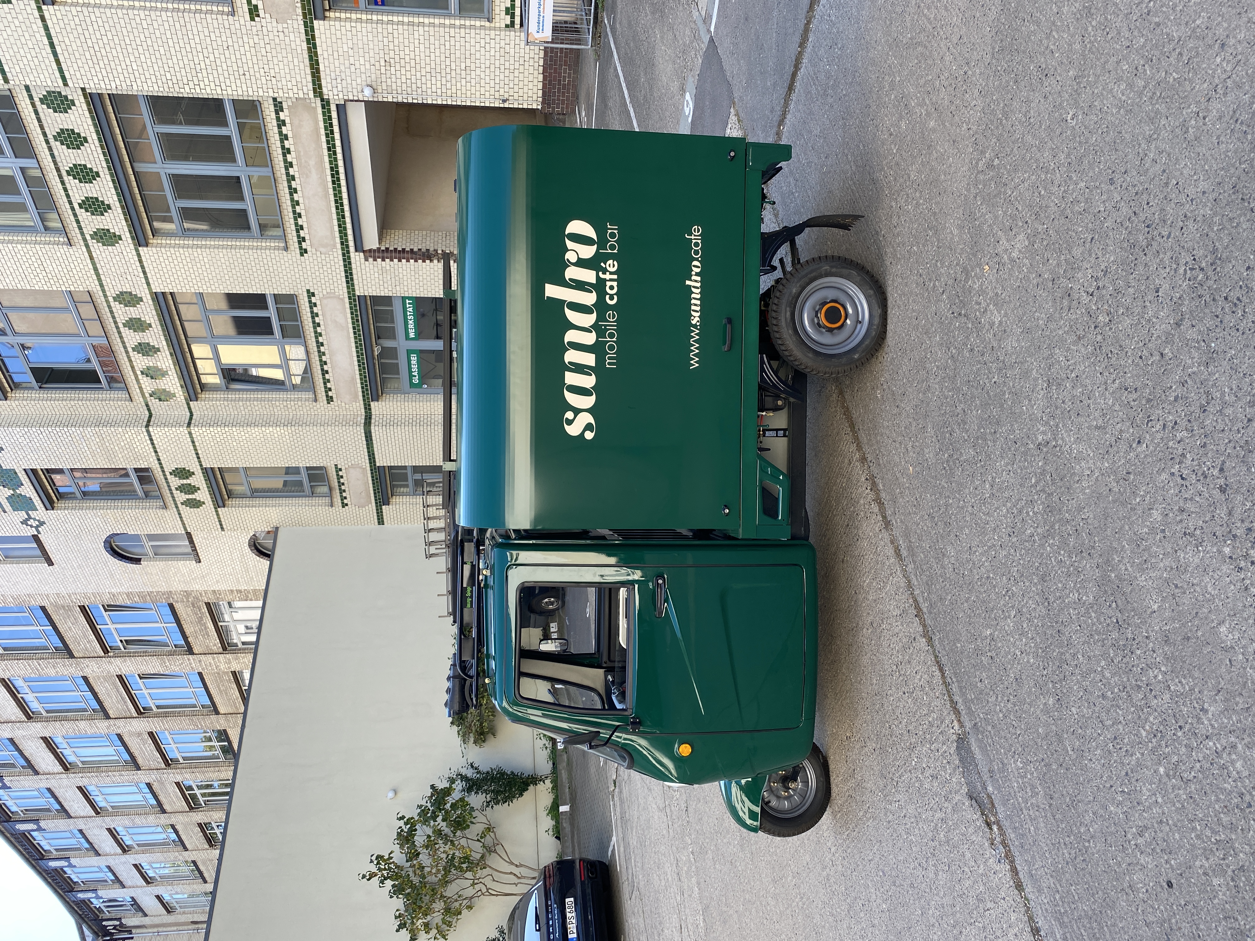 Die eVoltina – mobile Kaffeebar von außen