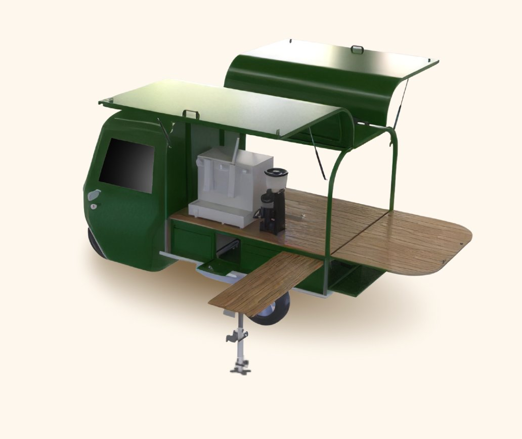 Die eVoltina – mobile Kaffeebar