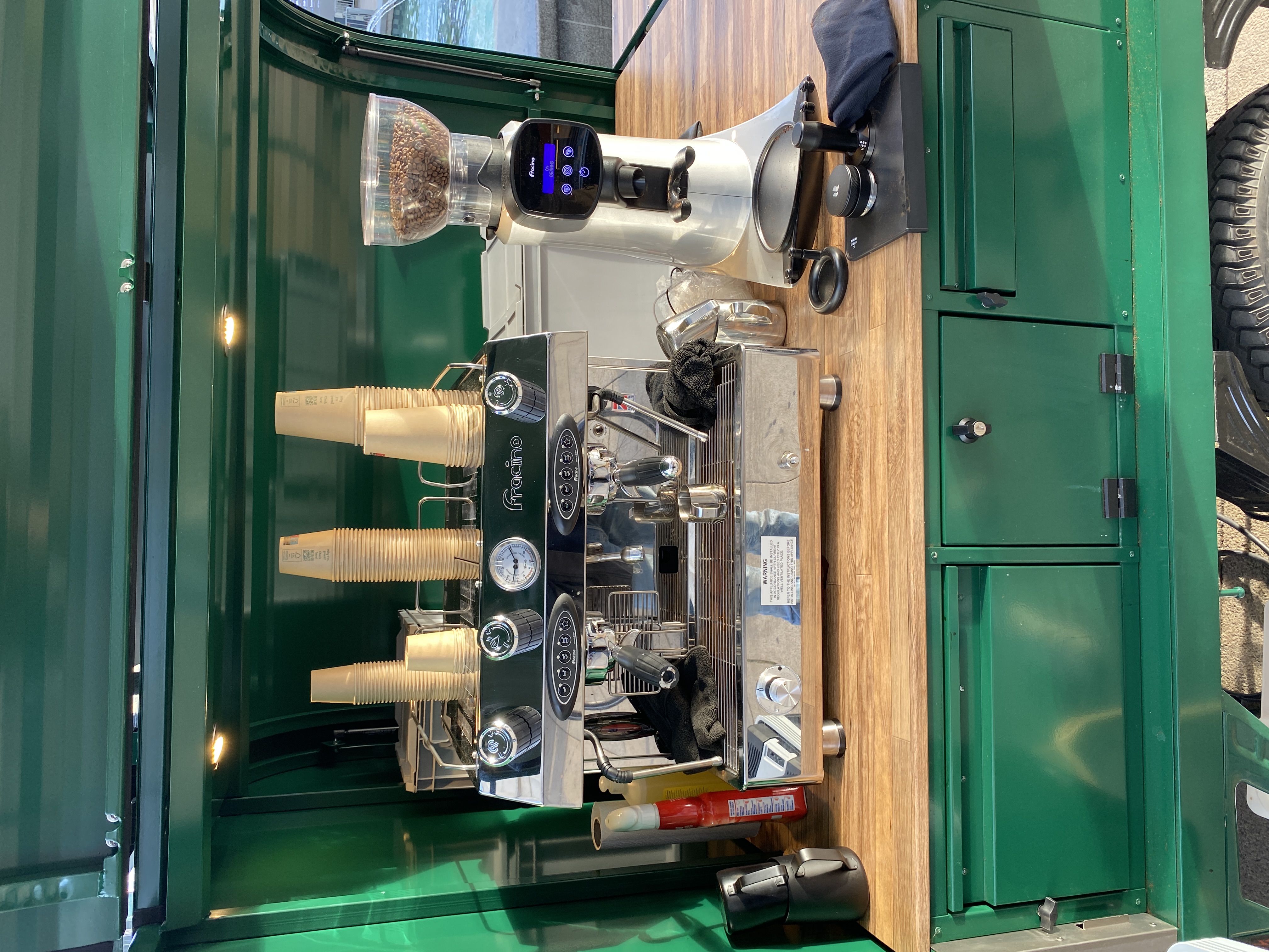 Fracino Siebträger und Mühle – das Setup in der eVoltina