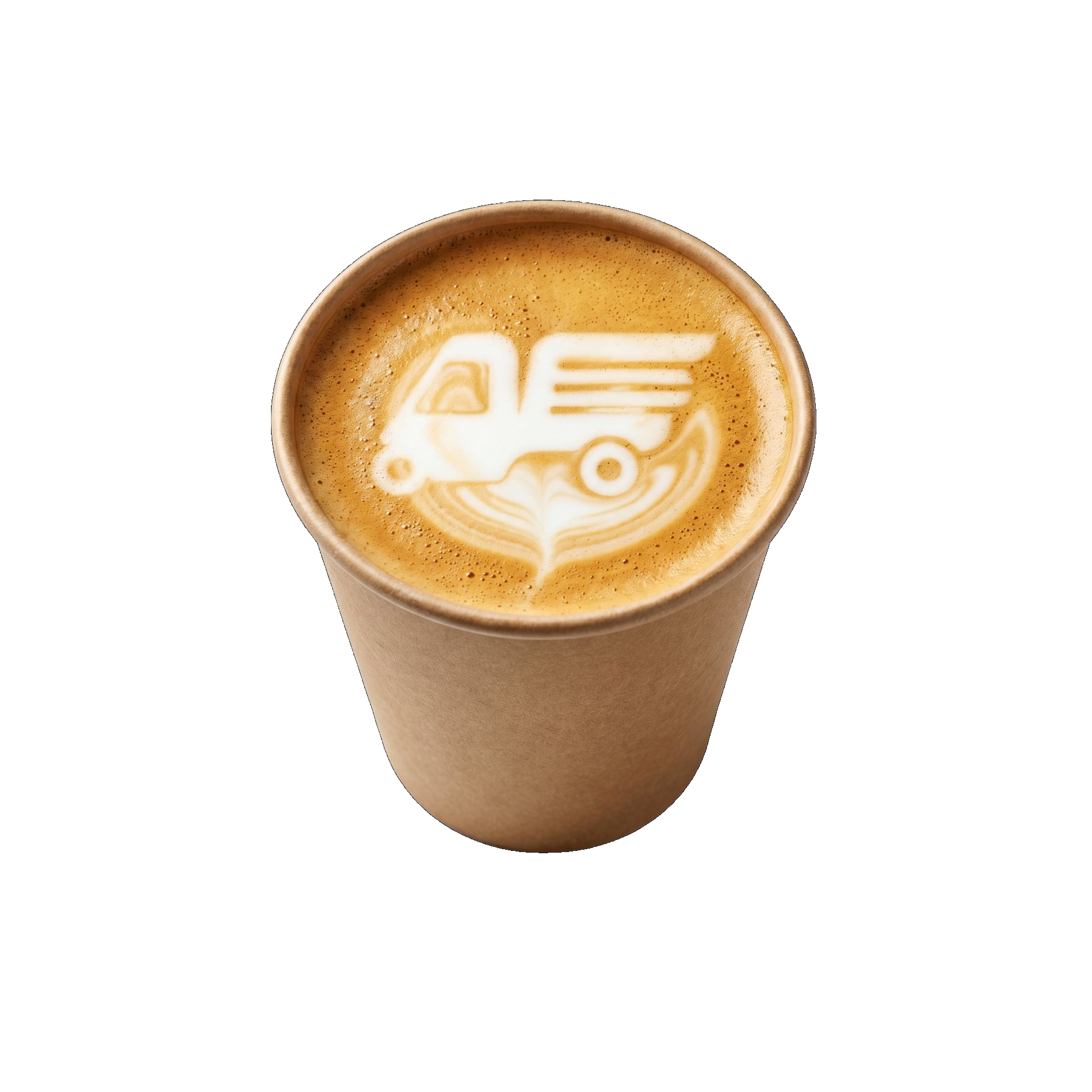 Kaffeespezialität mit Latte-Art